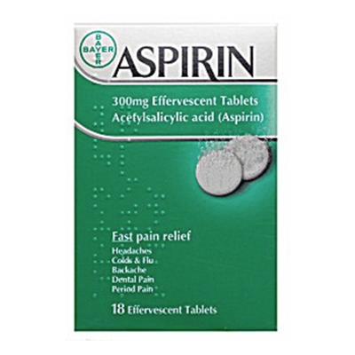 ASPRIN 300MG EFFERVESCENT TABLETS