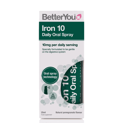 BETTER YOU IRON 10MG DAILY ORAL SPRAY