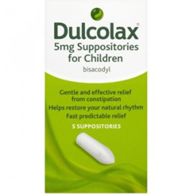 DULCOLAX 5MG SUPPOSITORIES FOR CHILDREN 5'S