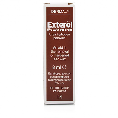 EXTEROL 5% EAR DROPS 8ML
