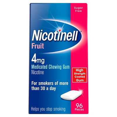 NICOTINELL FRUIT 2MG GUM 96'S