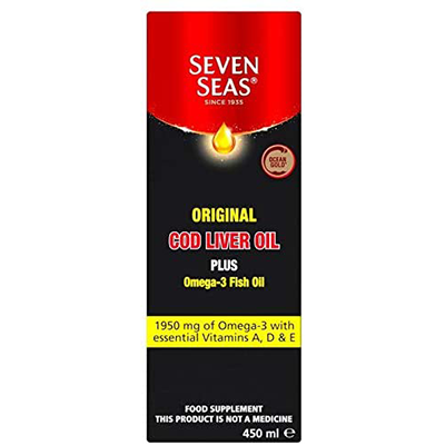 SEVEN SEAS PURE COD LIVER OIL LIQUID 450ML