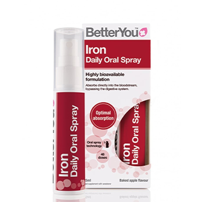 BETTER YOU IRON 5MG DAILY SPRAY 25ML