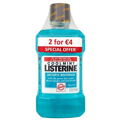 LISTERINE COOLMINT 2FOR4 250ML
