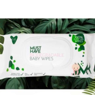 MUST HAVE BIODEGRADABLE BABY WIPES 64'S