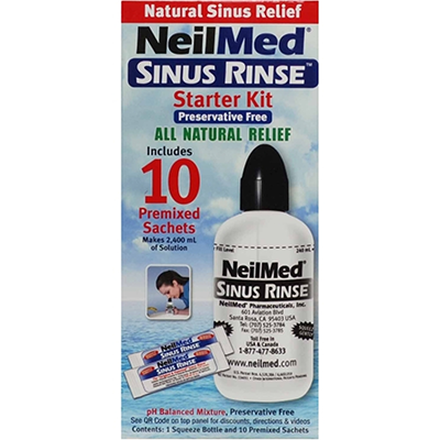 NEILMED SINUS RINSE STARTER KIT 10 SACHETS