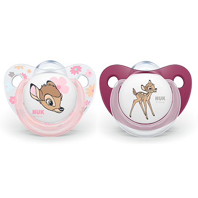 NUK BAMBI SILICONE SOOTHER 0-6M