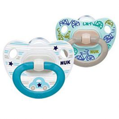 NUK HAPPY DAYS SILICONE SOOTHER BOY