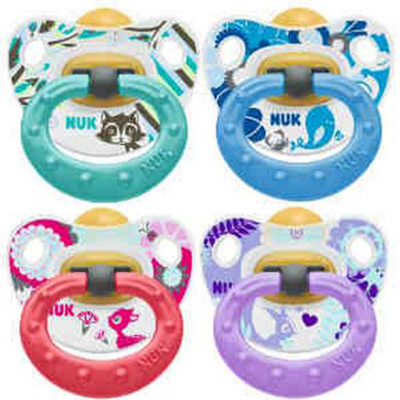 NUK HAPPY KIDS LATEX SOOTHERS
