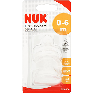 NUK FIRST CHOICE+ SILICONE TEAT