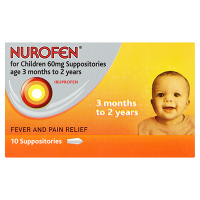 NUROFEN FOR CHILDREN 60G SUPPOSITORIES 10's