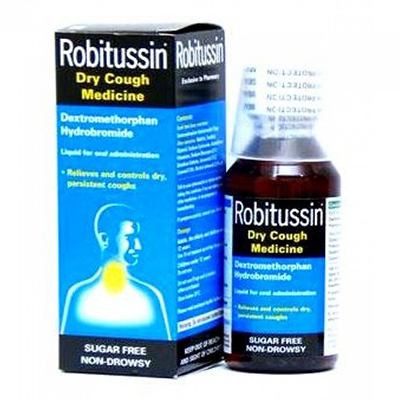 ROBITUSSIN DRY SUGARFREE COUGH BOTTLE
