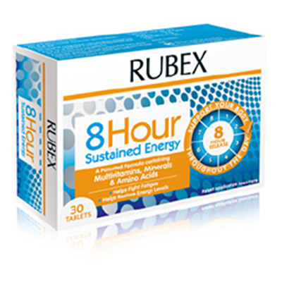 RUBEX 8HR SUSTAINED RELEASE 30'S