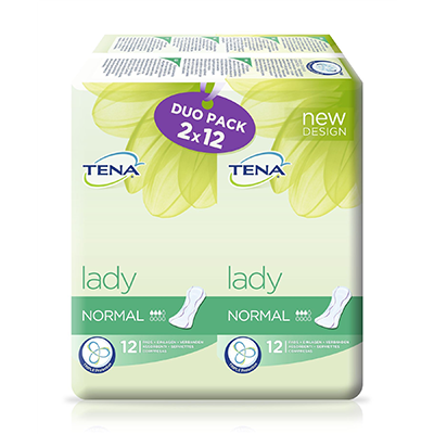 TENA LADY NORMAL DUO-PACK 2X12