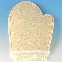 LOOFAH GLOVE WITH COTTON