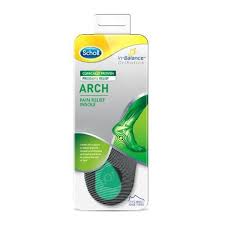 SCHOLL IN-BALANCE ORTHOTICS ARCH LIFT INSOLE